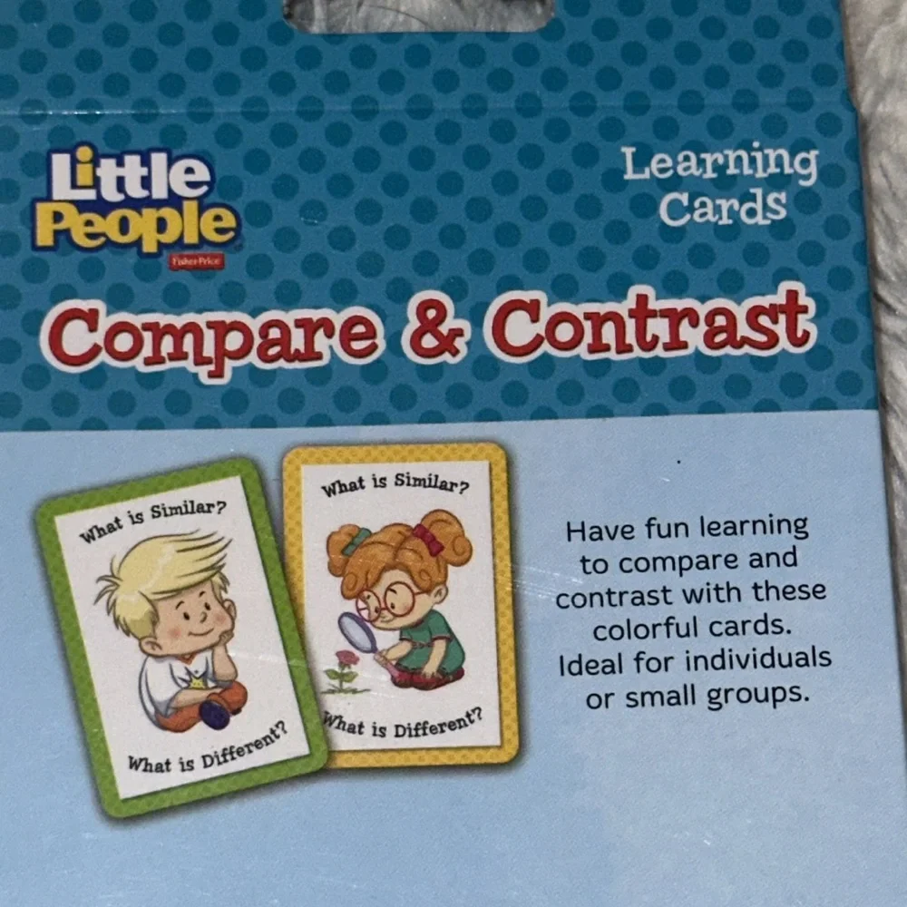 Fisher Price Little People l‎ Learning Card Game Ages 4-7